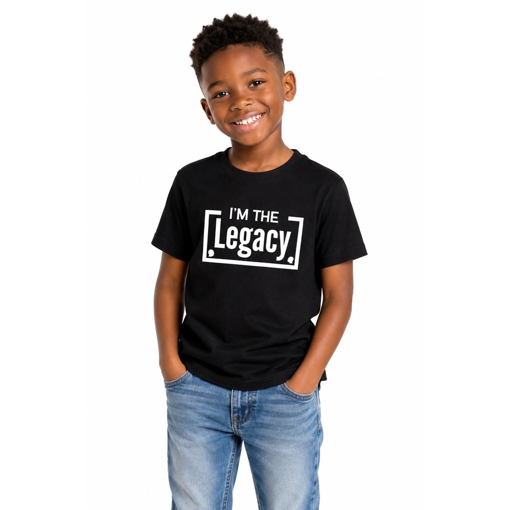 Black 'I'm the Legacy' Kids‎ T-Shirt